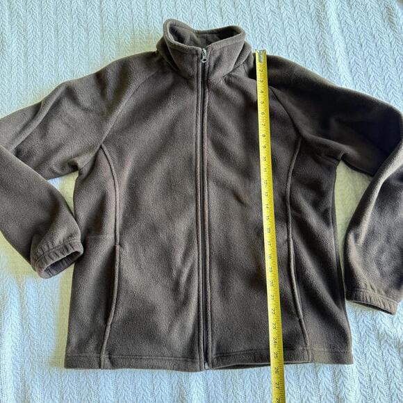 Blair Women's Brown Fleece Jacket - Size M - Picture 6 of 7